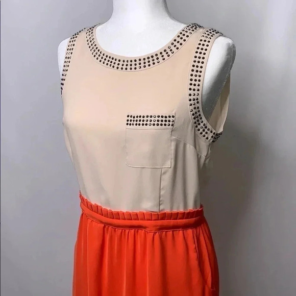 C. Luce Studded Pocket Dress Size Medium - Picture 4 of 12